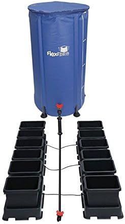 AutoPot 12 Pot Easy2Grow Kit (Large with 3.9 Gal Pots and 25 Gal FlexiTank) Indoor Blacl