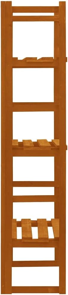 Wooden Garden Planter with Trellis Lattice Panels Freestanding Acacia Wood Plant Raised Bed Raised Bed for Outdoor Climbing Planting Yard Patio Decoration Orange 23.6x11.8x55.1