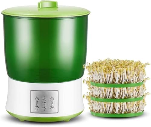 2 Layer Bean Sprouts Machine Seed Sprouter Kit Bean Germinator Easy Seed Grower 2/3 Layers Vegetable Sprouts Maker Automatic Bean Seed Grower Tool