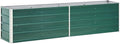 SKM Garden Raised Bed Galvanized Steel 94.5x15.7x17.7 Green (7.9 KG/17.38 LBS)