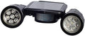 Solar Powered Security Twin Head Super Bright Spot Lights with Motion Detector by LEDUSA