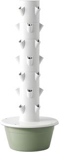 Hydroponic Tower Garden Kit5/7/9 Layers Indoor Vertical Growing System with Self-Watering Tank Space-Saving Aeroponic Planter for Vegetables Herbs &amp Strawberries(Size:7 Layers)