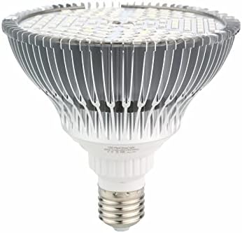 Luopan Indoor Lighting LED Grow Light AC85-265V 18W 28W 30W 50W 80W E27 Hydroponic Lighting for Flower Hydroponics System Indoor Garden Greenhouse Plants (Color : 80W)