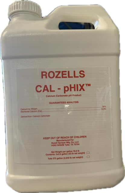 Rozells Cal-pHIX Calcium Carbonate pH Product (2.5 gal) Liquid Lime