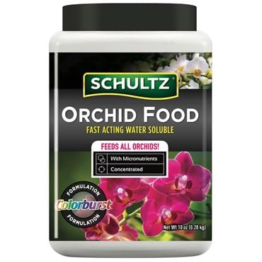 Schultz Orchid Fast Acting WSF Plant Food 20-20-15-10oz - Concentrate