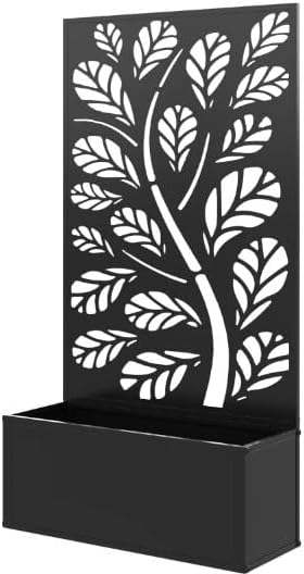 Freestanding or Wall Mounted Flower BedMetal Garden Bed with for Climbing Plantsfor Garden Patio Balcony