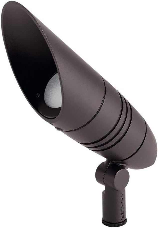 KICHLER Landscape LED 10 Watt 3000K Landscape Accent Light in Textured Architectural Bronze 16213BKT30
