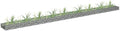 SKM Gabion Raised Bed Galvanized Steel 141.7x11.8x3.9