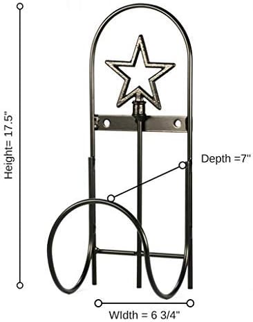 Ultimate Gardening Tool Set - Includes Wrought Iron Hose HolderWatering Wand Garden Hand Tools and Set of Two Garden Scissors. Gardening Gifts for Men and Women