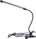 POPETPOP 9w Adjustable Dimmable Led Plant Grow Light Single Head Timing Feature for Indoor Vegetables Garden