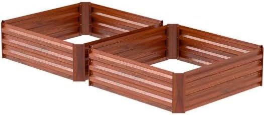Metal Planter Box2 Galvanized Raised Garden Bedfor Growing Plant