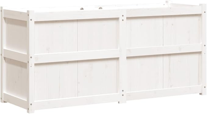 Garden Planter White Pine Wood Durable Raised Bed for Landscape Steel Wire Welded Garden Wall Fencing Galvanized Grid