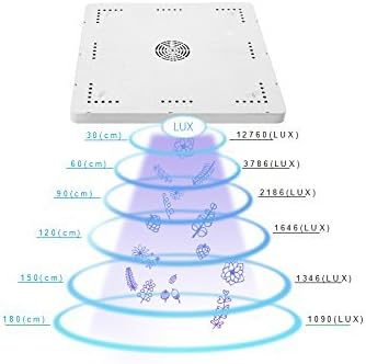Grow Light - BANGWEIER 50Watt LED Grow Light - Red White And Blue LEDs 50000 Hour Life Span 2900 Lumen