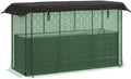 Galvanized Steel Raised Garden Bed with Crop Cage &amp Shade Cloth Complete Plant Protection System for Vegetables Herbs and Flowers Rust-Resistant Planter Box