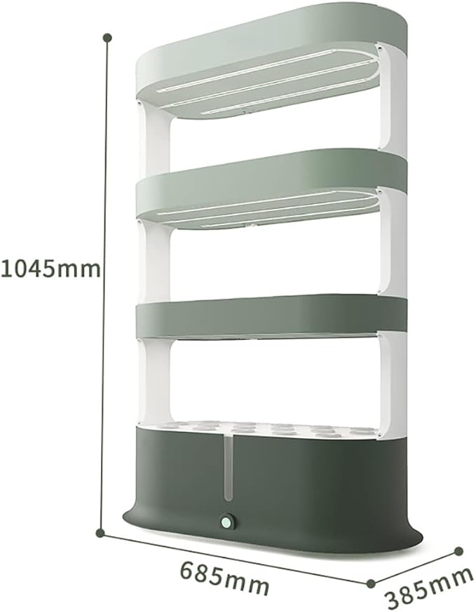 Hydroponics Tower 48 Pods Garden Hydroponic Growing System Aeroponics Grow Kit with Automatic Watering Grow Light and Timer Aquaponics Planting System Indoor Garden Planter