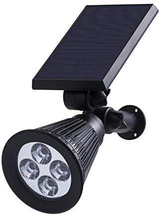 Fengyan Landscape Lights LED Solar Power Spotlight Warm White Ip65 Outdoor Waterproof Lawn Lamp 4 LEDs 2w Super Bright Garden Lampe Solaire Wall Light LED Street Lamp