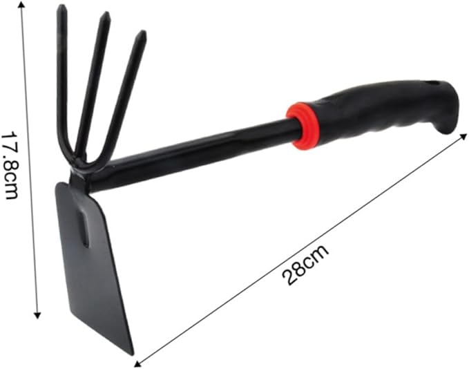Yardwe 6pcs Garden Tool Shovel Rake Hoeing Rake Iron Tool for Landscaping Gardening