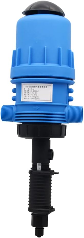 Adjustable Fertilizer Injector 0.4%-4% Chemical Dispenser Drip for Garden Livestock Farm Industry 1:250 to 1:25