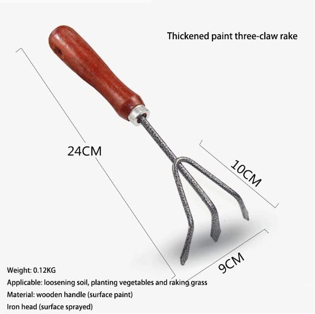 Garden Tools Set 5 Pieces Gardening Tools Outdoor Hand Planting Tools with Ergonomic Comfortable Handle Gardening Kit Planting Tools