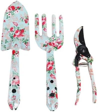 1 Box Garden Tool Set Heavy Duty Gardening Kit Durable Gardening Hand ToolsSet of 3 Clippers Trowel and Weeding Fork (GTS-01)
