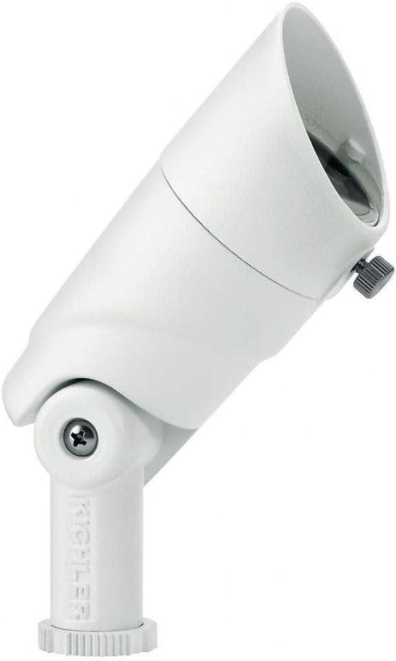 Kichler 16016WHT30 Transitional One Light Landscape Accent from Landscape LED Collection in White Finish 4.50 inches