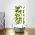 Indoor Hydroponics Growing System with LED Light - 5-Layer Smart Garden Tower for Home Gardening Enthusiasts Perfect Hydroponic Kit for Vegetables &amp Herbs
