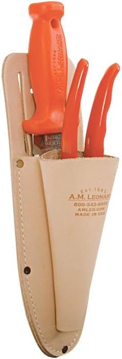 A.M. Leonard Deluxe Soil Knife Pruner and Sheath Combo