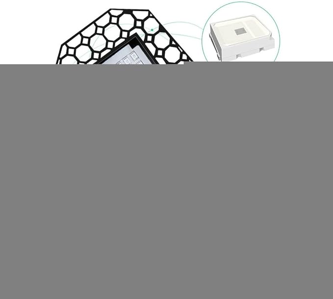 TopHomer 120W Grow Light Full Spectrum LED Palnt Light Indoor Plants with 90 Degree Adjustable Light Panel for Greenhouse Vegetable Growing Easy to Install (240 LEDs)