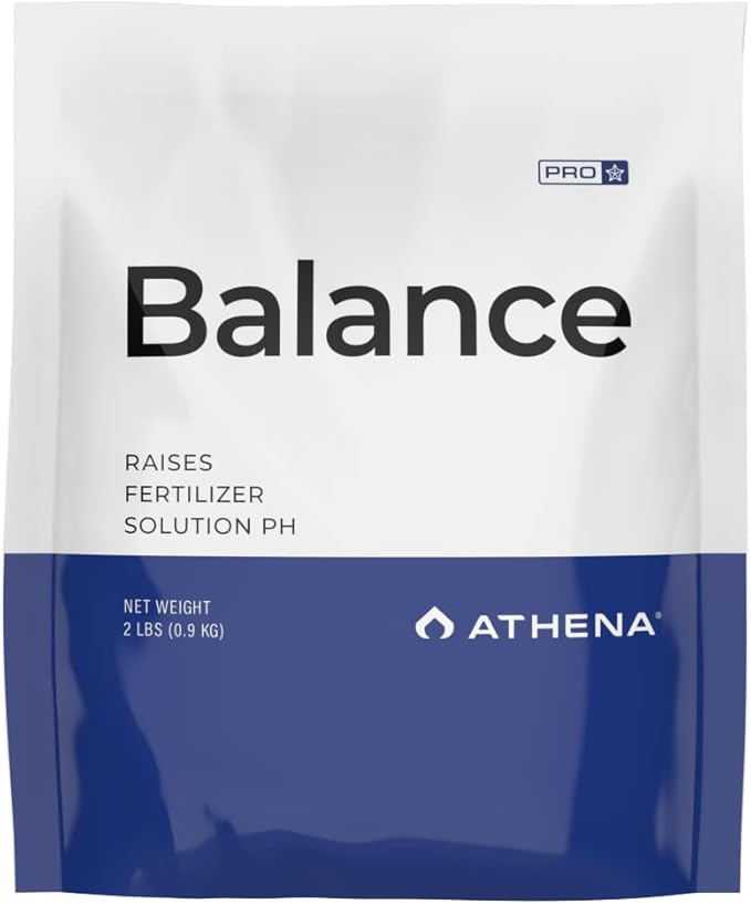 Athena Pro Balance - Hydroponic pH Buffer &amp Stabilizer | pH Buffer for Plants Hydroponic pH Stabilizer &amp pH Up Buffer Solution | Raises Fertilizer Solution pH – 10 lb