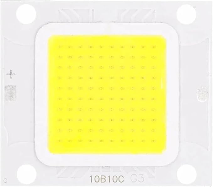 2PCS Smart IC No Need Driver LED COB Lamp Bead DC27-36V 10W 50W 60W 70W DIY Flood Light Bulb Outdoor Spotlight Landscape Chip Lamps(6500K70W 46X40MM)