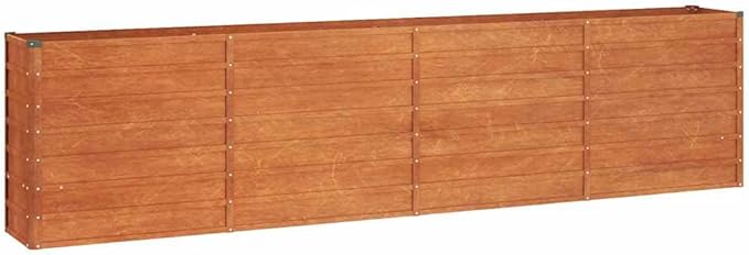 Garden Raised Bed Rusty Corten Steel Large Durable Gardening Pots &amp Planters 151957