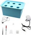 Indoor Hydroponic Grow Kit Sponges Best Indoor Herb Garden Grow Fast at Home6 Holes Plant Site Hydroponic Garden Pots Planters SystemB