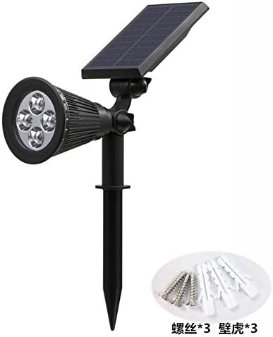 Fengyan Landscape Lights LED Solar Power Spotlight Warm White Ip65 Outdoor Waterproof Lawn Lamp 4 LEDs 2w Super Bright Garden Lampe Solaire Wall Light LED Street Lamp
