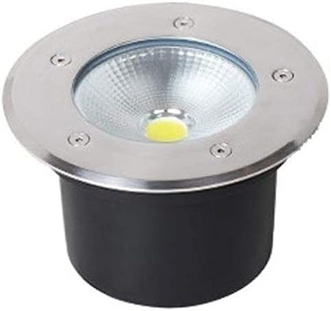 15W COB LED Buried Spotlight Embedded Underground Lamp Bright Lawn Landscape Garden Step Stairs Lawn Pathway Driveway IP65 Water-Resistant Fittings