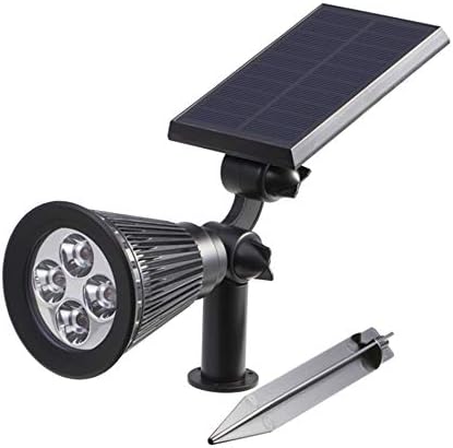 Fengyan Landscape Lights LED Solar Power Spotlight Warm White Ip65 Outdoor Waterproof Lawn Lamp 4 LEDs 2w Super Bright Garden Lampe Solaire Wall Light LED Street Lamp