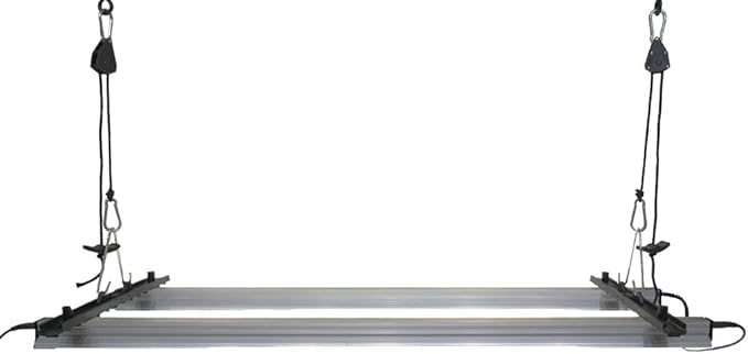 Hoss Hanging Grow Light Kit | Includes (2) 36 6400K LED Lights for Indoor Growing