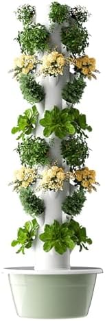 Hydroponics Growing System Tower - 5/7/9 Layers Indoor/Outdoor Garden Planter with 4 LED Grow Lights for Fruits &amp Vegetables - Efficient Hydroponic Garden System