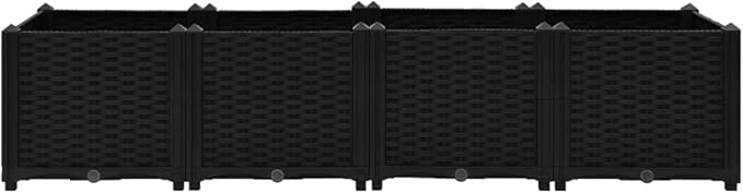 SKM Raised Bed 160x40x38 cm Polypropylene (Weight-15KG)-6533