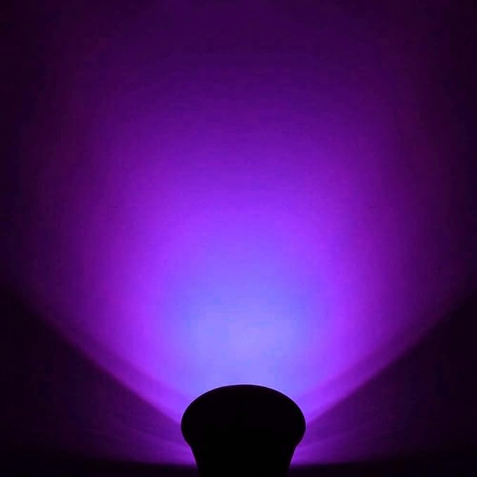 Solar Landscape Lights 4 LED Solar Spotlights 2 in 1 Security Light Solar Lights Outdoor Waterproof for TreePatioYard (Purple)