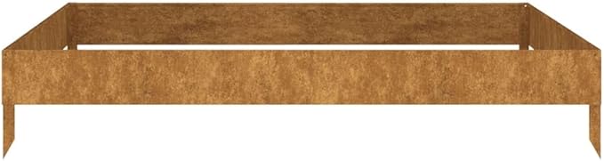 Garden Raised BedGardening AccessoriesModern DesignBackyard Raised BedsPatio Raised BedsHerb PlantersFreestanding Plantersfor BalconiesDecksPatiosVerandas39.4x39.4x7.3 Corten Steel