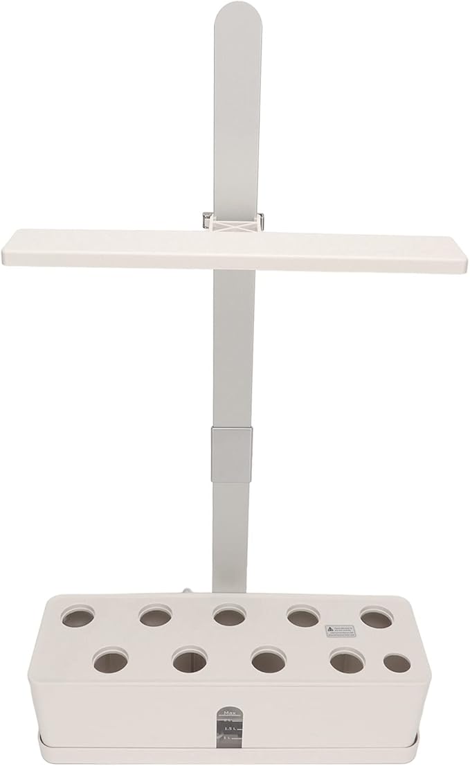 Jonlaki Hydroponics Growing System with 2.5L &amp Dimmable Light - Indoor Garden for Seasons US Plug (US Plug)