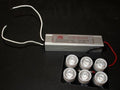 6 x 3W RED LED DIY Plant Glow Light 12V-24VDC Input 650nm-660nm w/Driver