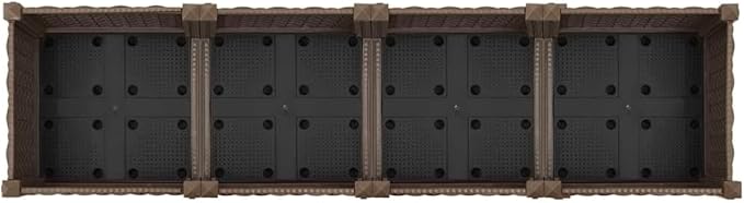 Raised Bed 63x15.7x9.1 Polypropylene Gardening Pots &amp Planters