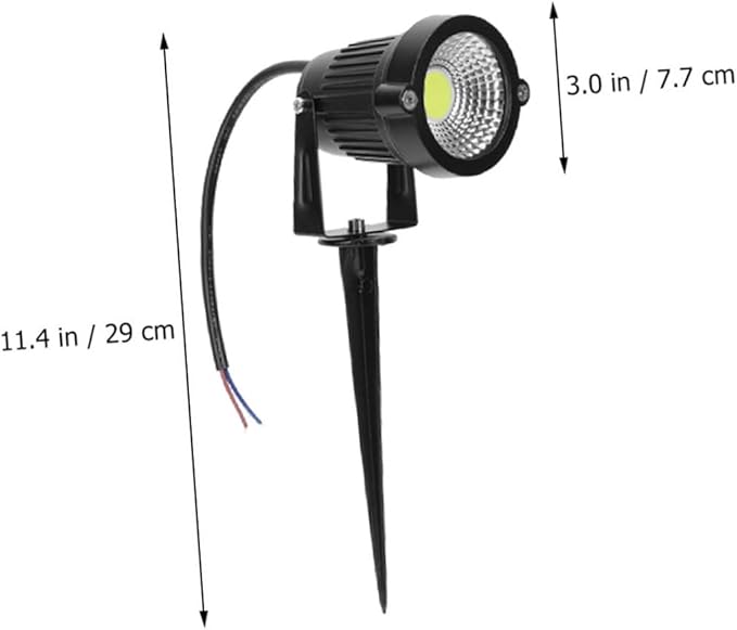2pcs Led Landscape Lights Stake Outdoor Garden Pathway Solar Spotlight Eco-Friendly for Garden Patio Pathway
