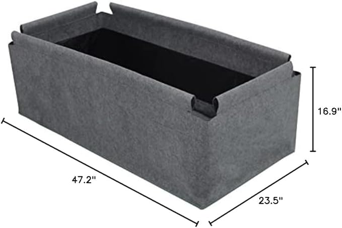 Gardzen Raised Garden Bed - Planter Box NO-Till Living Soil Fabric Grow Bed (No Frame Included)