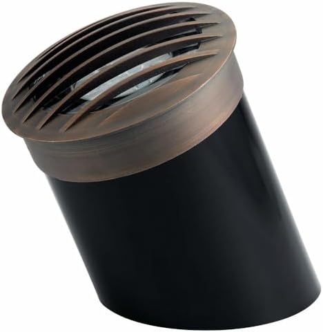 Kichler 15508CBR Transitional One Light Landscape Accent in Brass Finish 5.50 inches