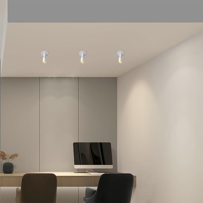 Spotlight 3w Recessed Lighting Fixture Zoomable 3°-60°Spotlights Adjustable Flush Mount Spotlight Directio l Focus Accent Lamps