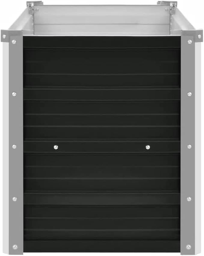 Garden Raised Bed 63x15.7x17.7 Galvanized Steel Planter Box for Outdoor Vegetable Garden Flower Beds Raised Planter for Patio Backyard and Balcony