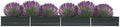 Garden Raised PlanterGarden BedGalvanized Raised Garden BedPlanter Raised bedsGalvanized PlanterFlower BedBed Galvanized Steel 236.2x31.5x17.7 Anthracite