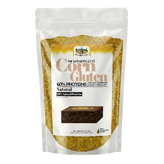 Old Cobblers Farm™ Wicked Repellent Corn Gluten - Lawn Care for Healthy GrassPre-emergant Ground-Breaking Formula with Pure Corn Gluten (5/10/15/20 lbs) (20 lbs)
